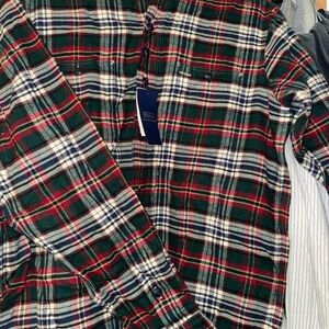 NWT Ralph Lauren Sun Valley Plaid Flannel Shirt Cotton-Wool Blend Medium